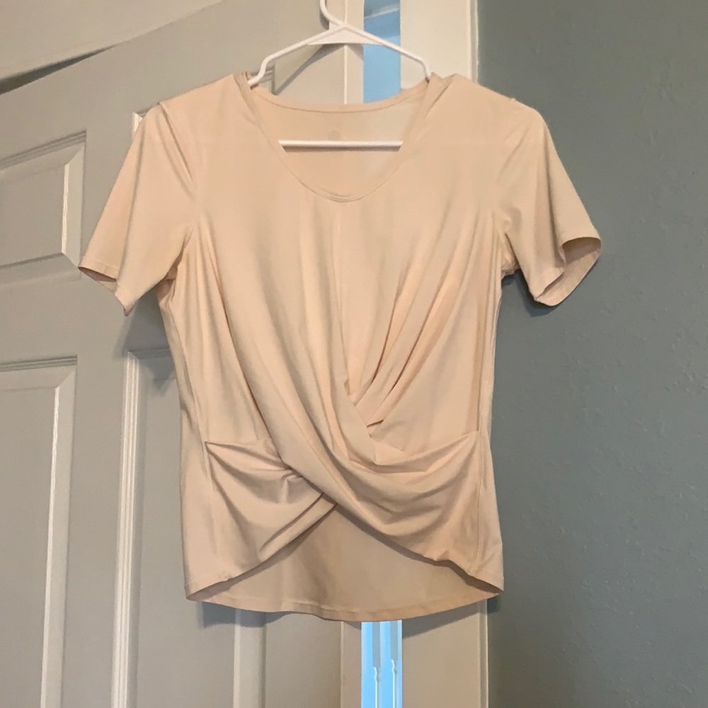 lululemon pink twist top